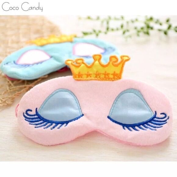 🆕Princess Crown Pink Eye Mask - Picture 3 of 4